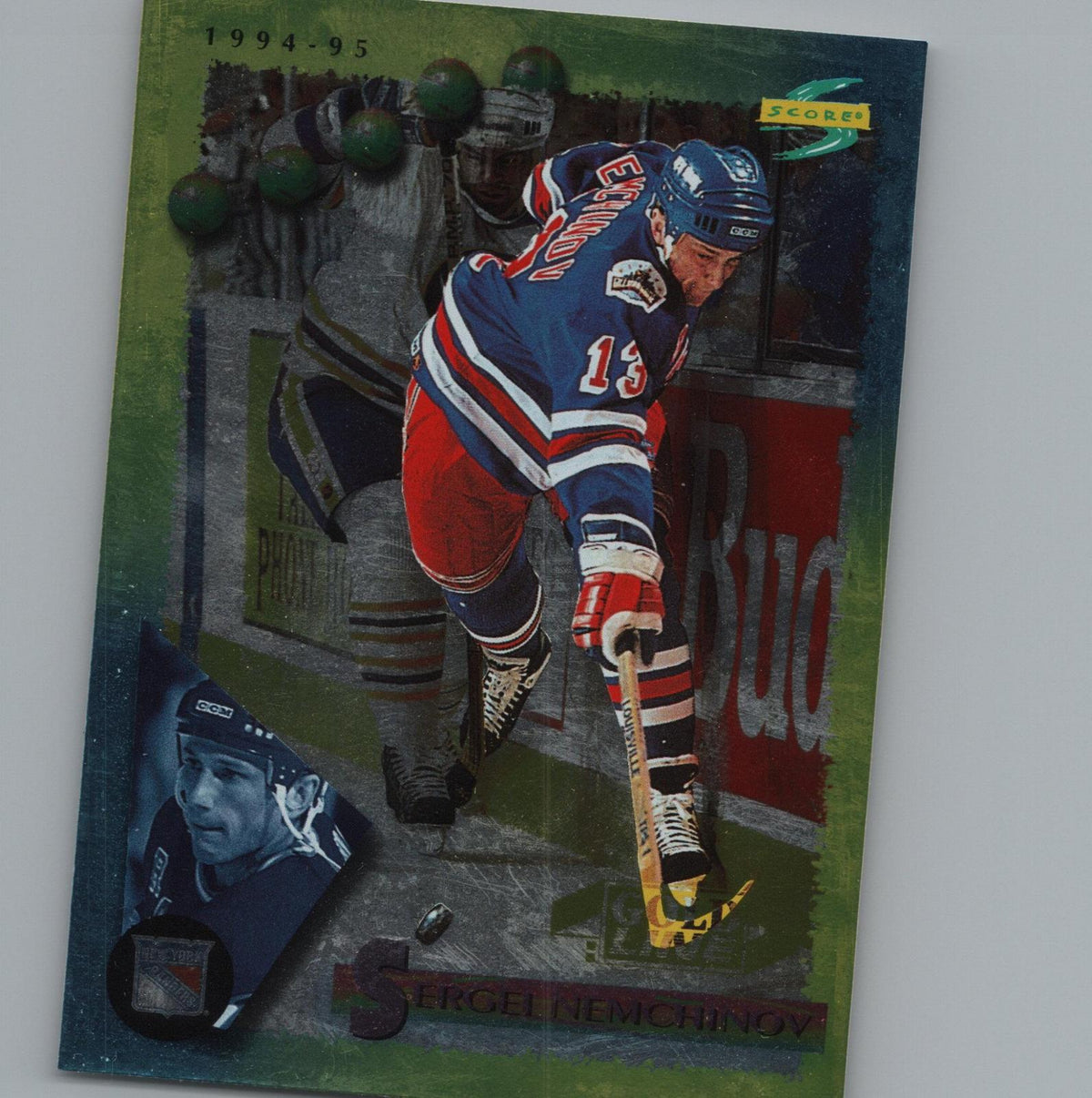 1994-95 Score #14 Sergei Nemchinov Gold Line