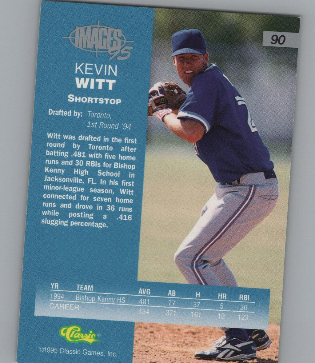 1995 Classic Images Four Sport #90 Kevin Witt