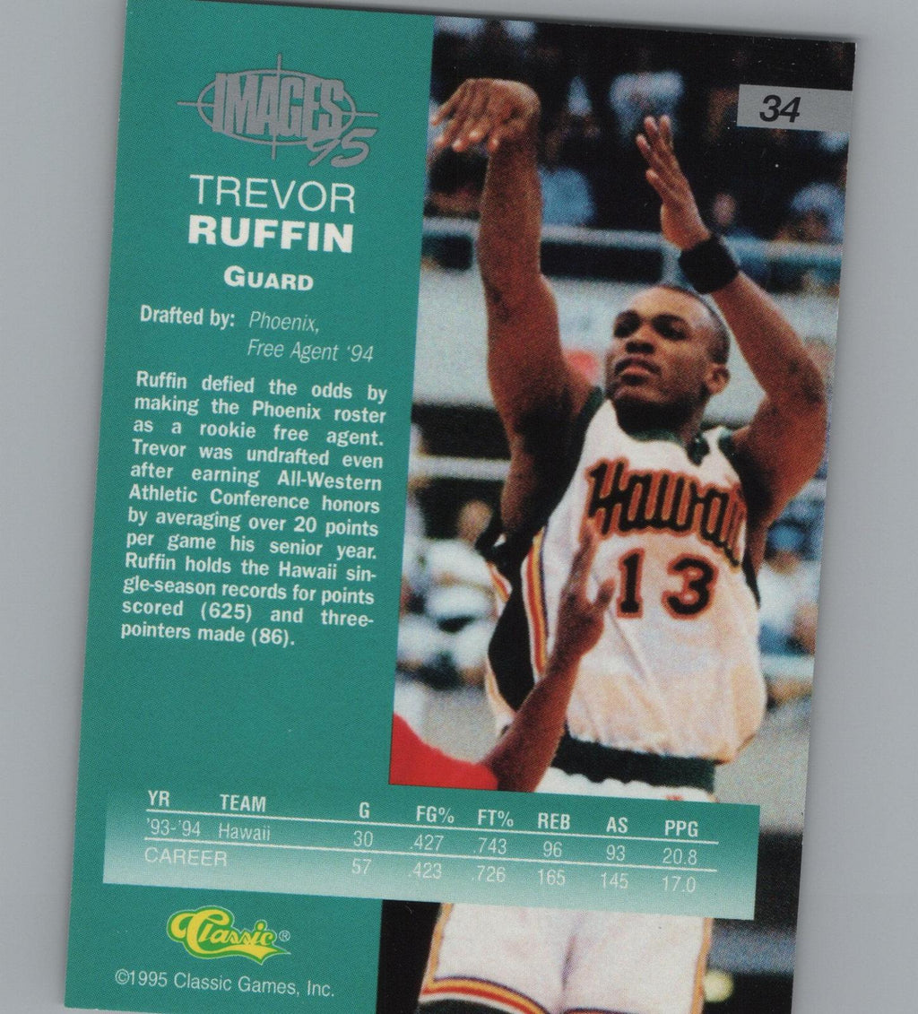 1995 Classic Images Four Sport #34 Trevor Ruffin