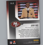 2022 Score #FB-JR Jerry Rice First Ballot Purple
