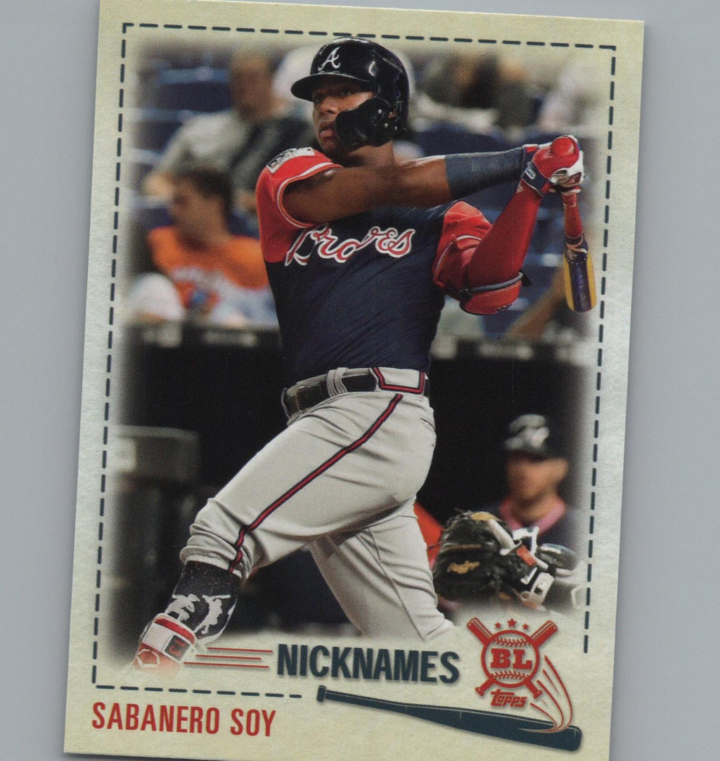 2019 Topps Big League #PW-4 Ronald Acuña Jr. Players' Weekend Nicknames