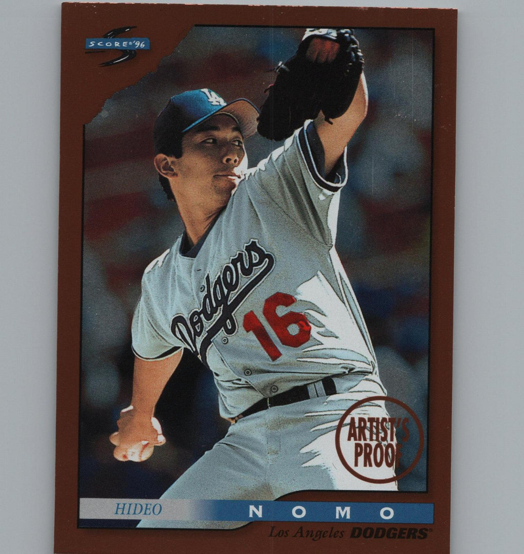 1996 Score #45 Hideo Nomo Dugout Collection Artist's Proofs (Series Two)