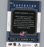 2023-24 Upper Deck #HR-1 Johnny Gaudreau Honor Roll
