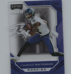 2021 Panini Chronicles #PMR-13 Rashod Bateman Playoff Momentum Rookies Blue #/99