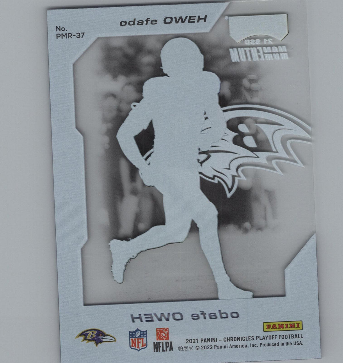 2021 Panini Chronicles #PMR-37 Odafe Oweh Playoff Momentum Rookies