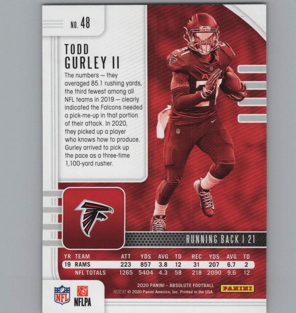 2020 Panini Absolute #48 Todd Gurley II