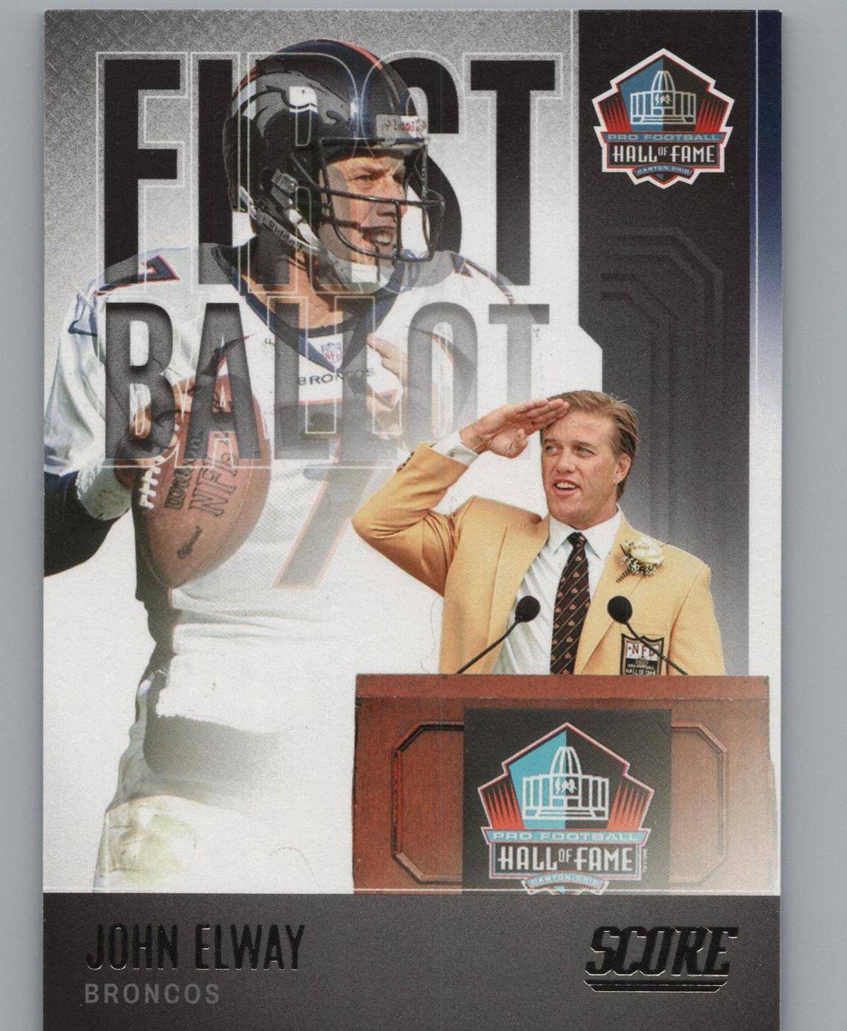 2022 Score #FB-JE John Elway First Ballot