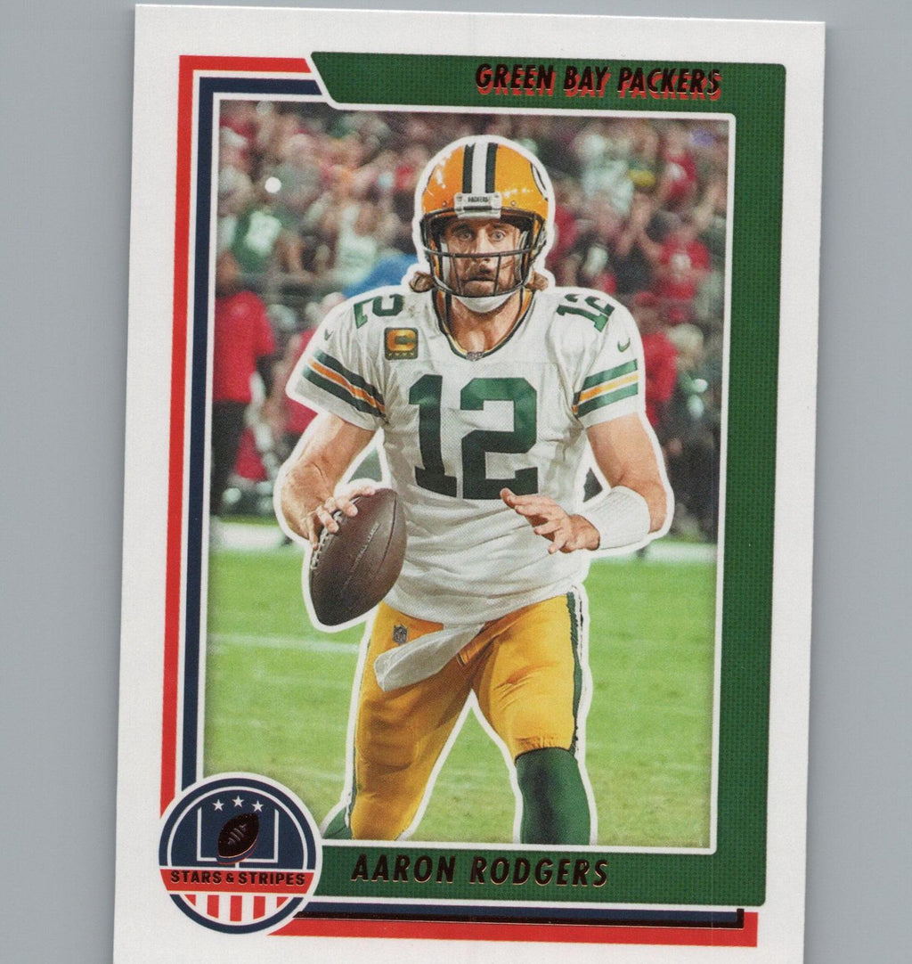 2021 Panini Chronicles #STS-ARO Aaron Rodgers Stars and Stripes