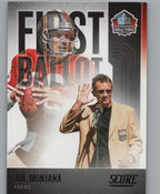 2022 Score #FB-JM Joe Montana First Ballot