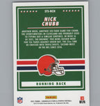 2021 Panini Chronicles #STS-NCH Nick Chubb Stars and Stripes