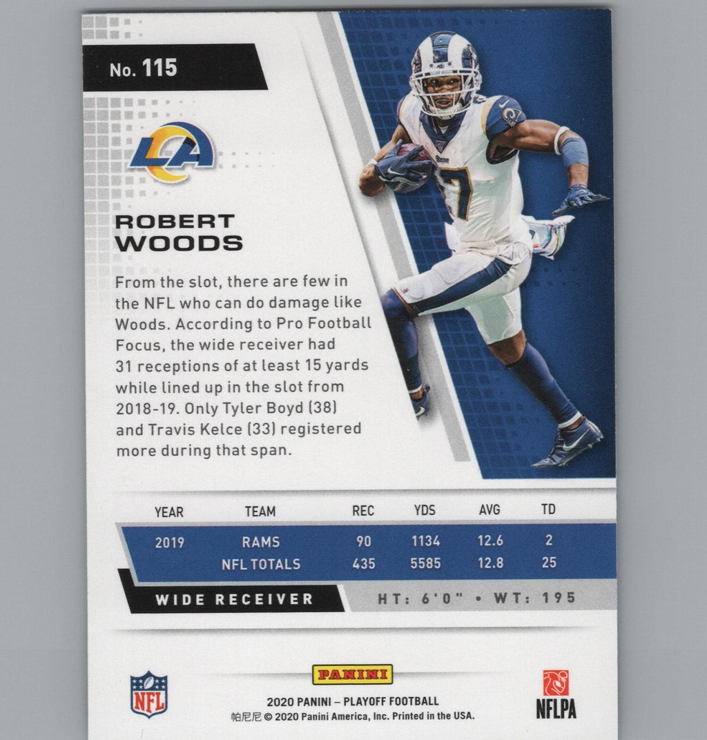 2020 Panini Playoff #115 Robert Woods