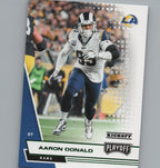 2020 Panini Playoff #118 Aaron Donald Red Zone