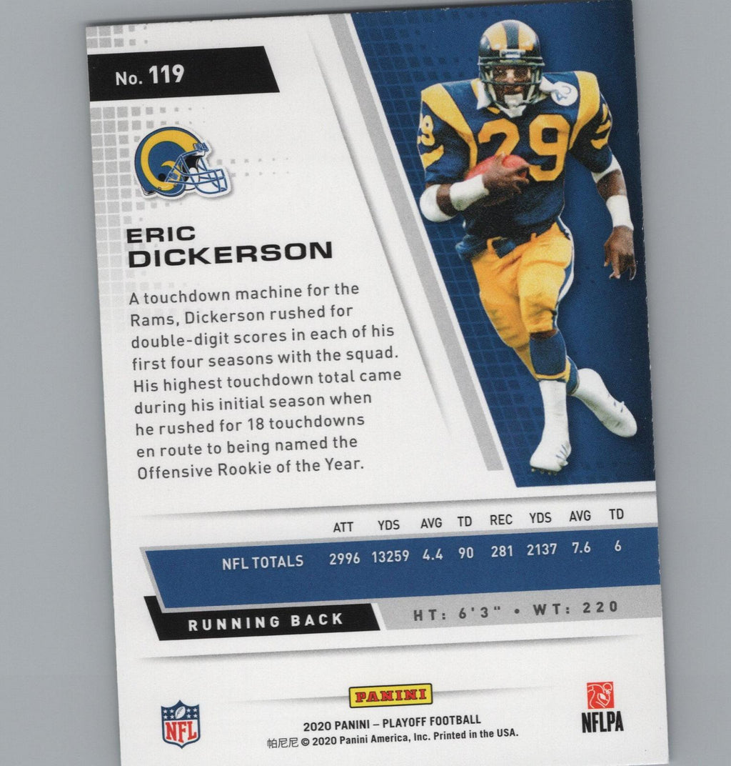 2020 Panini Playoff #119 Eric Dickerson Kickoff
