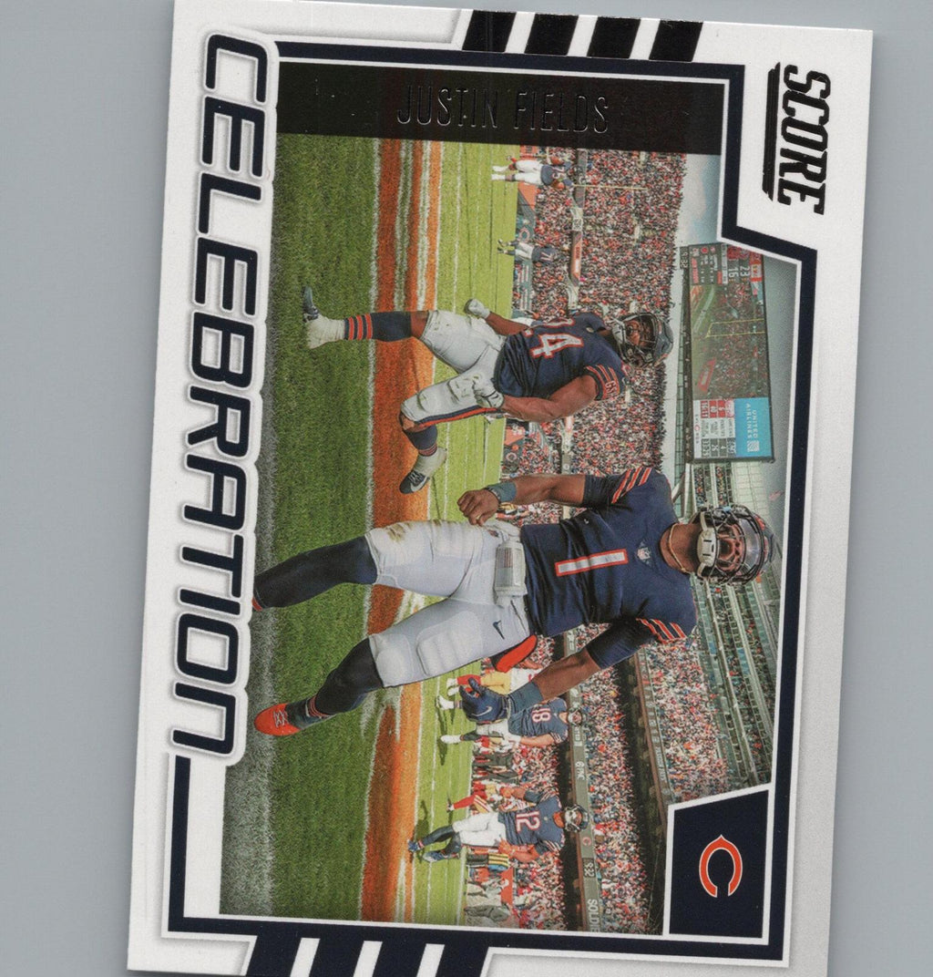 2022 Score #C-JF Justin Fields Celebration