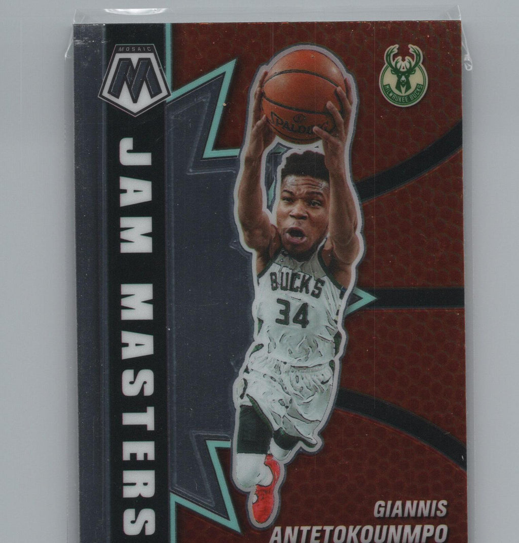 2020-21 Panini Mosaic #9 Giannis Antetokounmpo Jam Masters