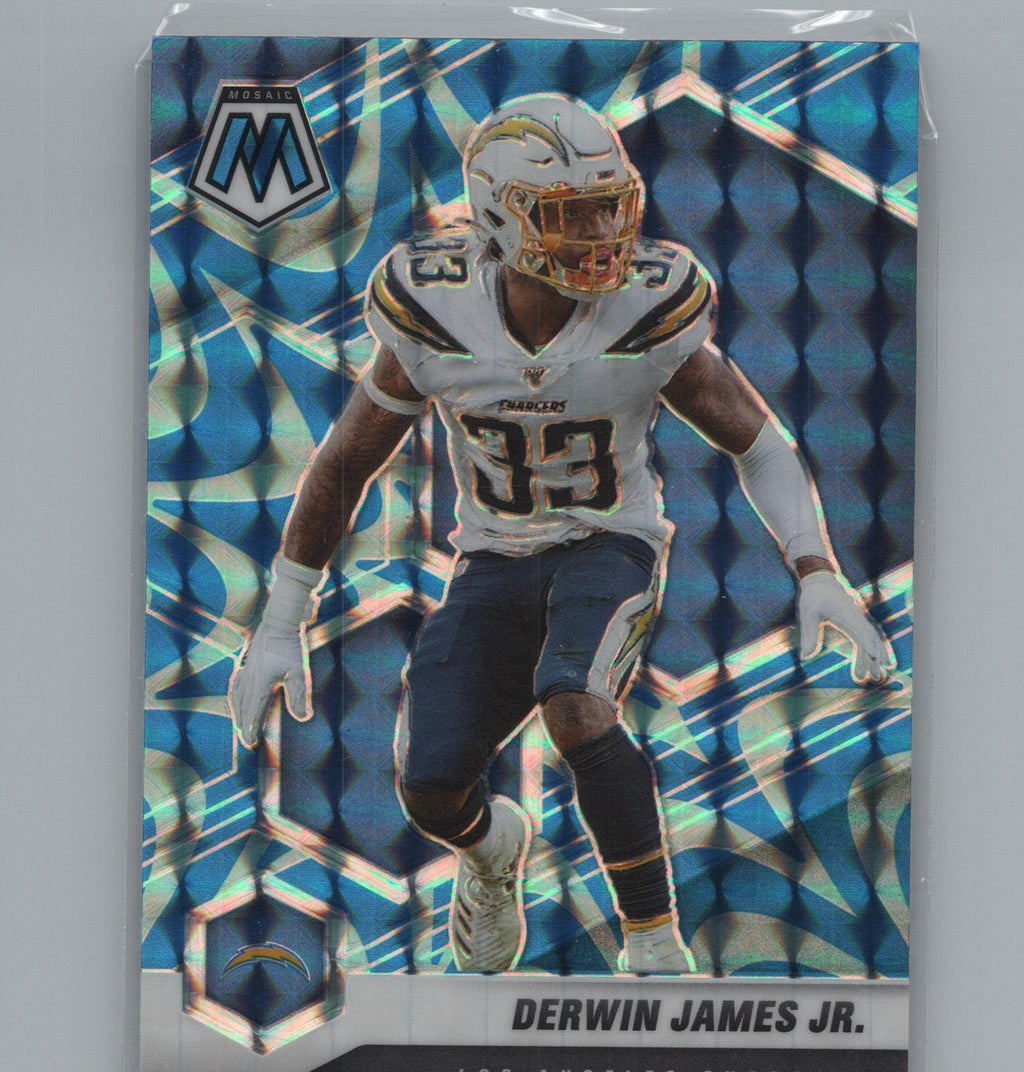 2021 Panini Mosaic #115 Derwin James Jr. Prizm Reactive Blue