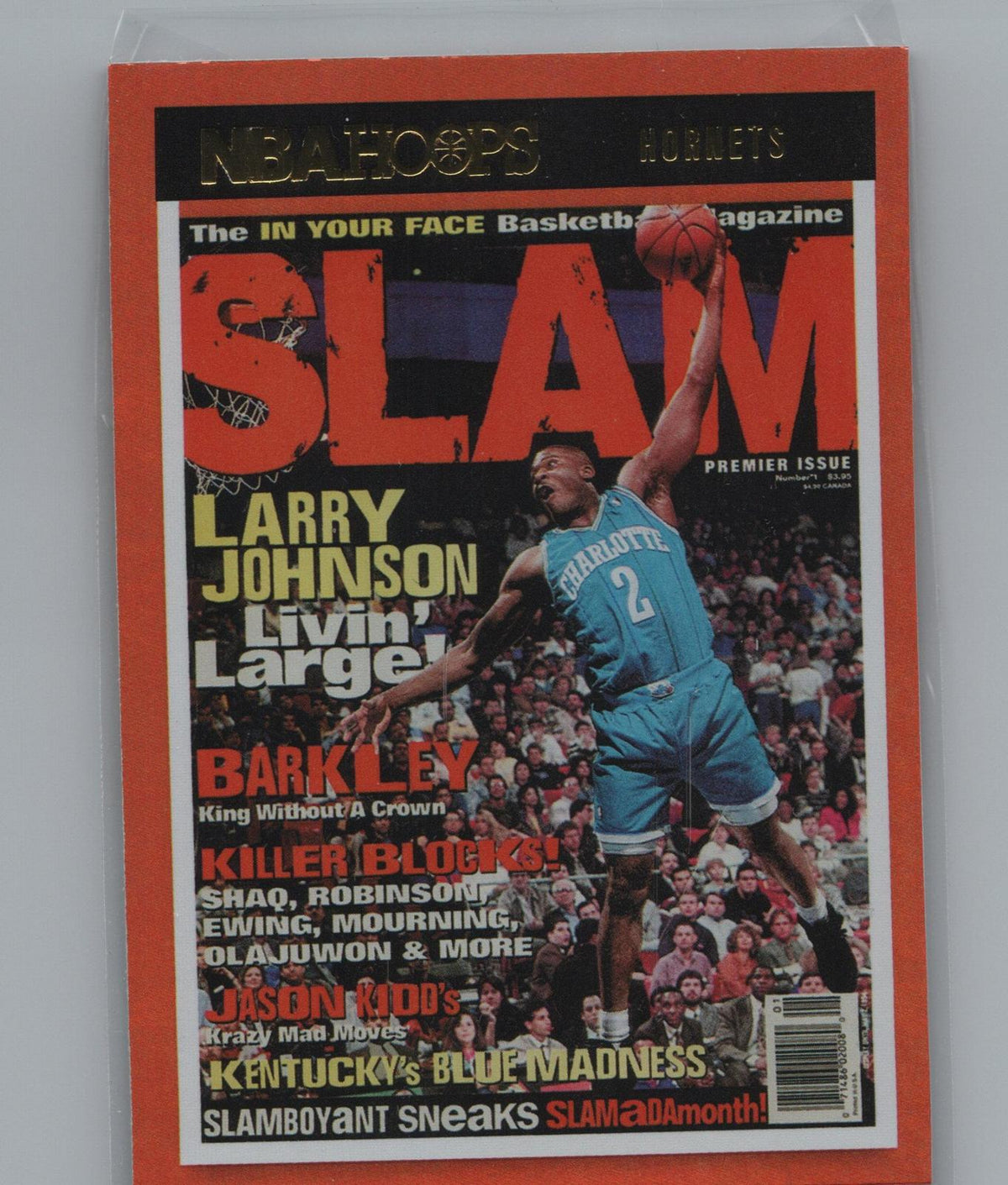 2021-22 Hoops Winter #SLAM 1 Larry Johnson SLAM