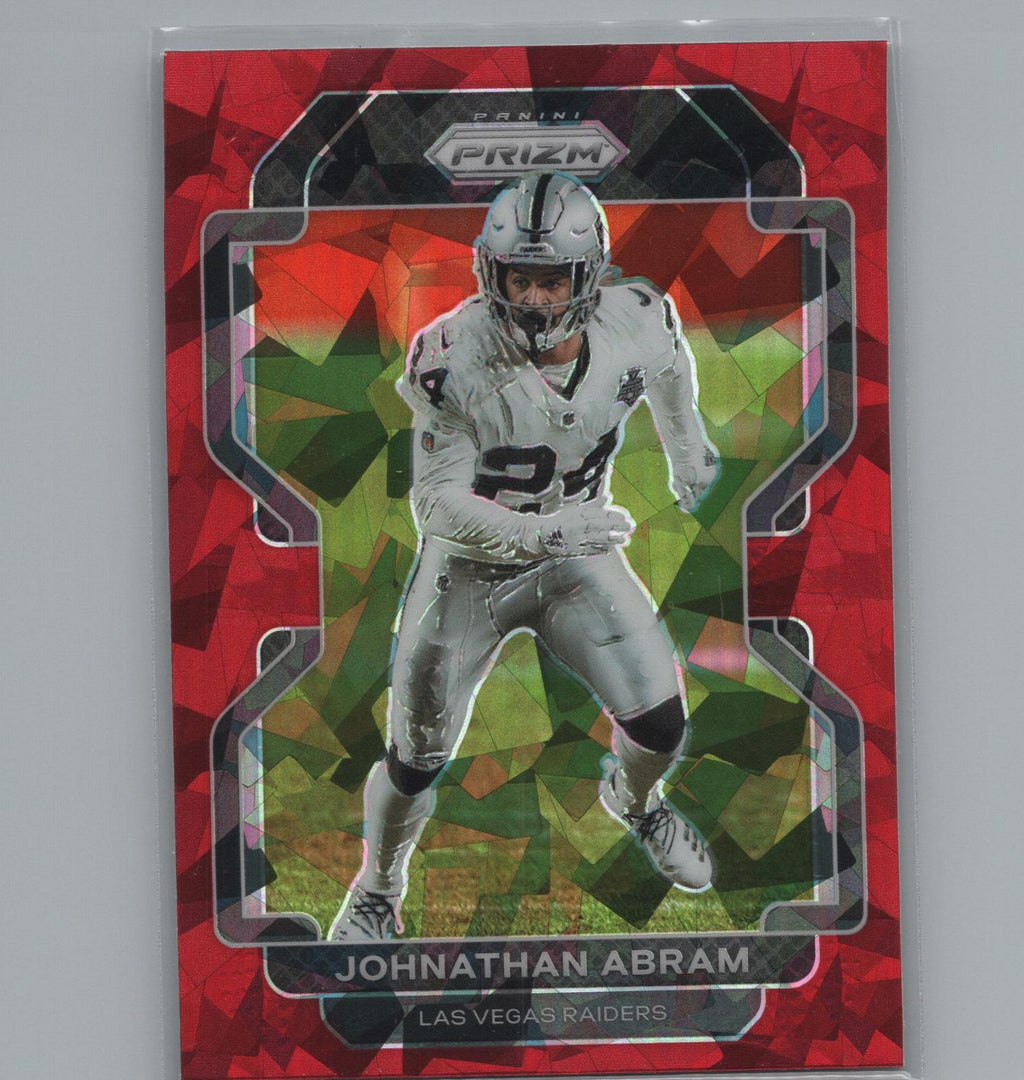 2021 Panini Prizm #182 Johnathan Abram Red Ice