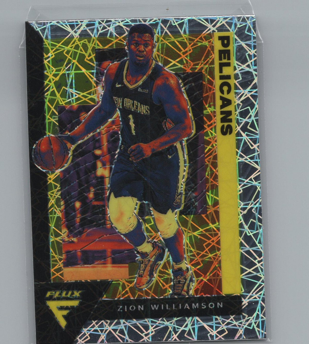 2020-21 Panini Flux #109 Zion Williamson Laser