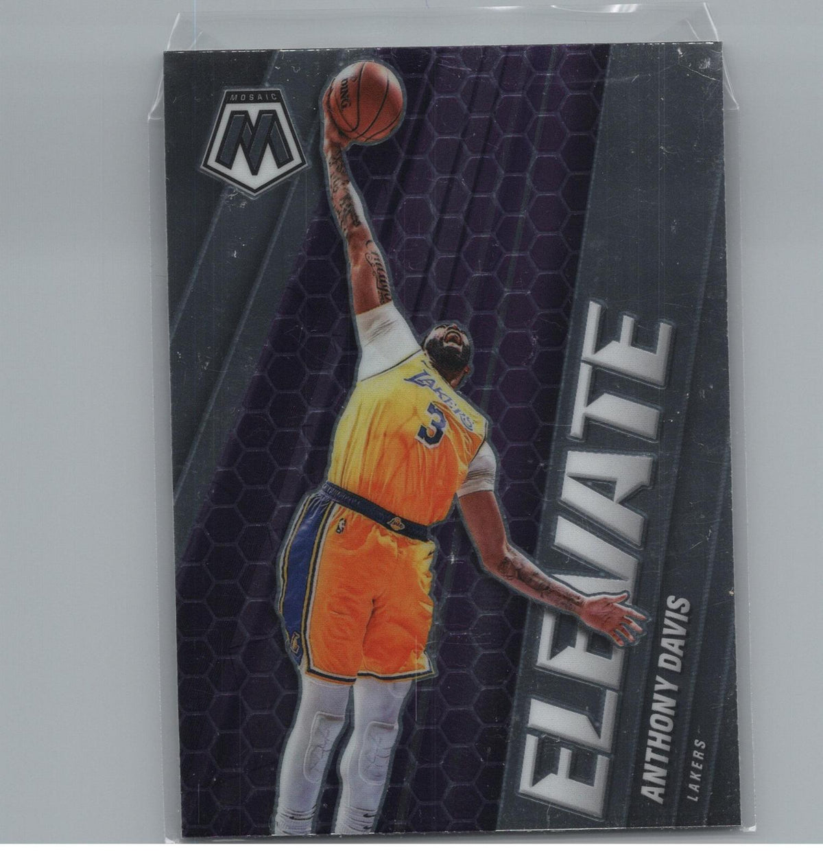2020-21 Panini Mosaic #18 Anthony Davis Elevate