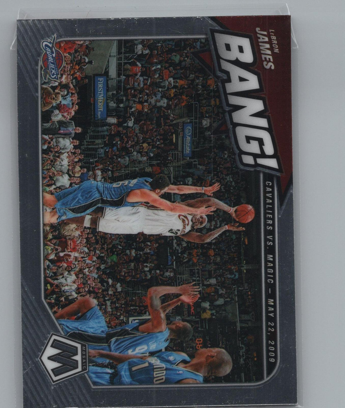 2020-21 Panini Mosaic #11 LeBron James Bang!