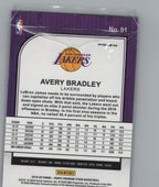 2019-20 Hoops Premium Stock #91 Avery Bradley Prizm Purple Disco