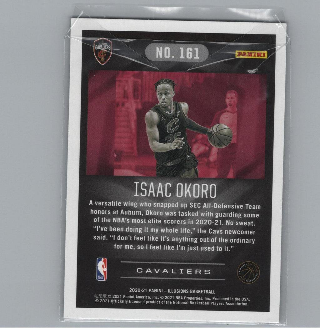 2020-21 Panini Illusions #161 Isaac Okoro Bronze