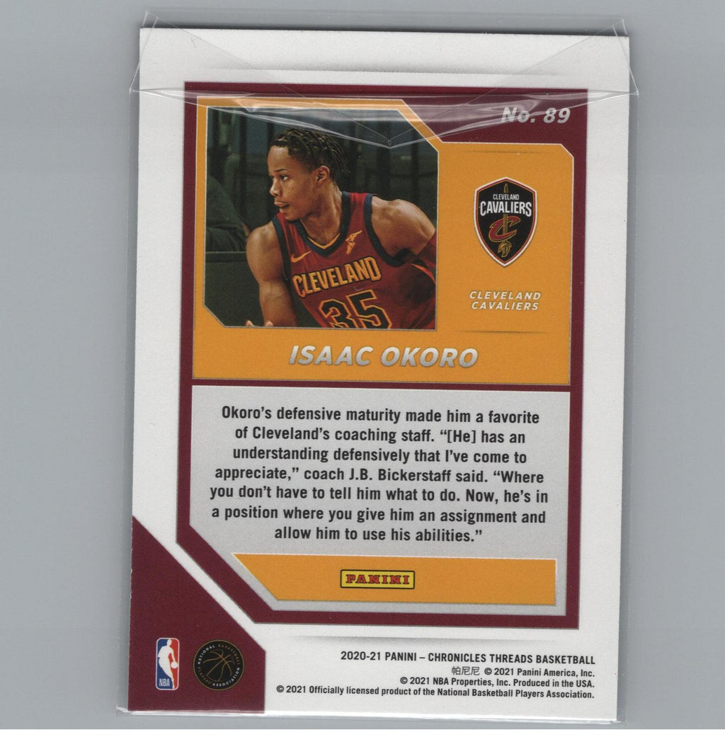 2020-21 Panini Chronicles #89 Isaac Okoro