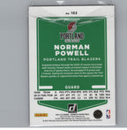 2021-22 Donruss #102 Norman Powell Holo Orange Laser