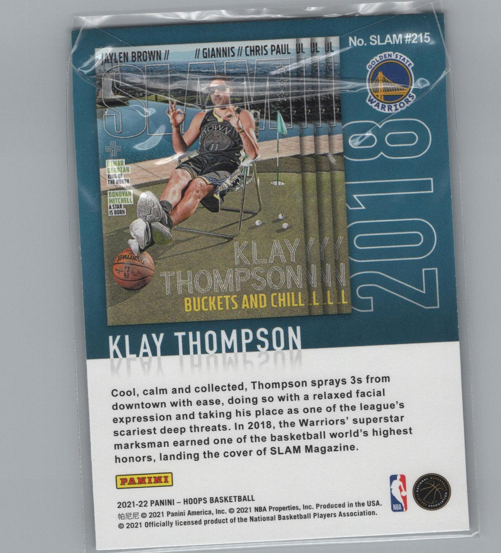 2021-22 Hoops #SLAM 215 Klay Thompson Slam