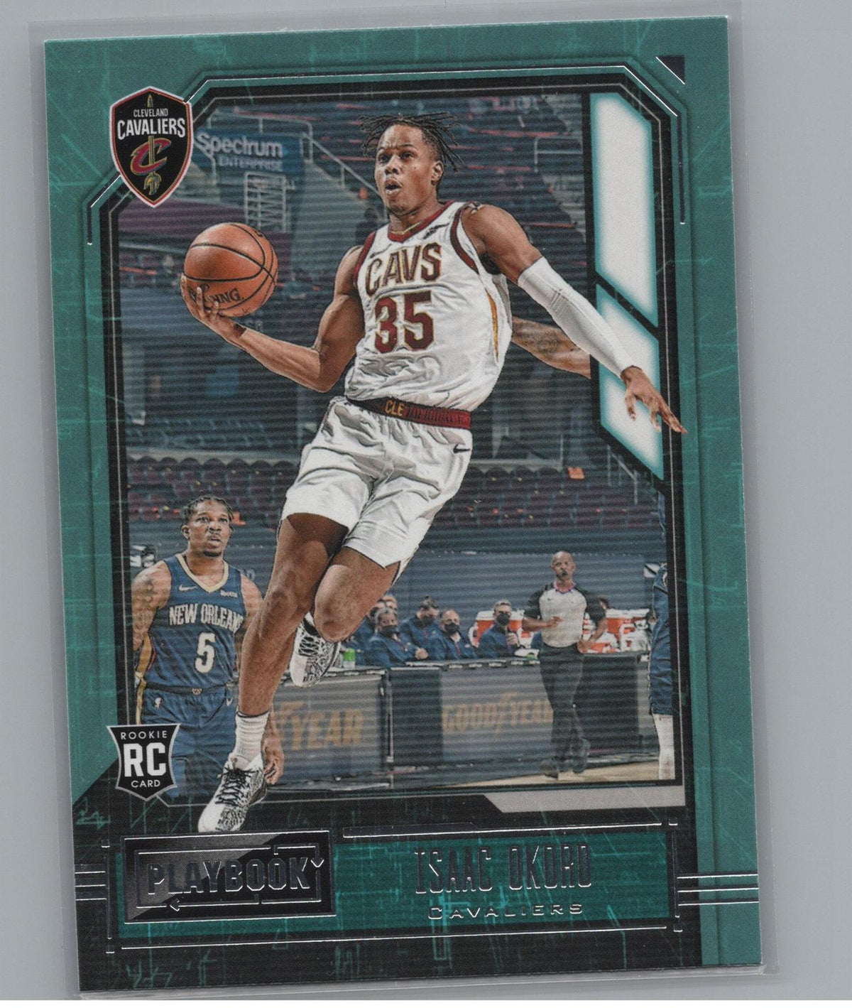 2020-21 Panini Chronicles #173 Isaac Okoro Green