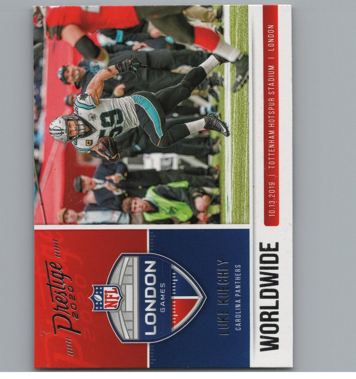 2020 Panini Prestige #WW-LK Luke Kuechly Worldwide