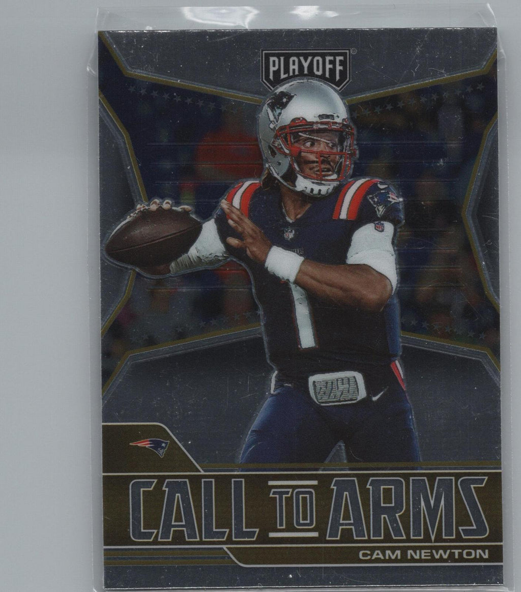 2021 Panini Playoff #CA-CNE Cam Newton Call to Arms