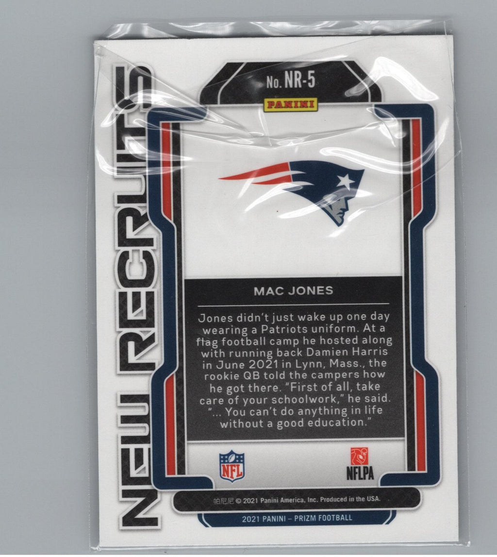2021 Panini Prizm #NR-5 Mac Jones New Recruits