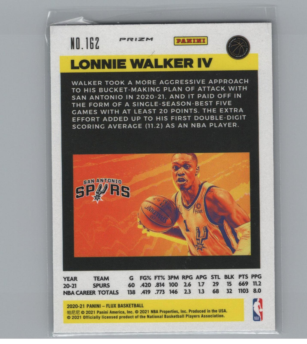 2020-21 Panini Flux #162 Lonnie Walker IV Pulsar