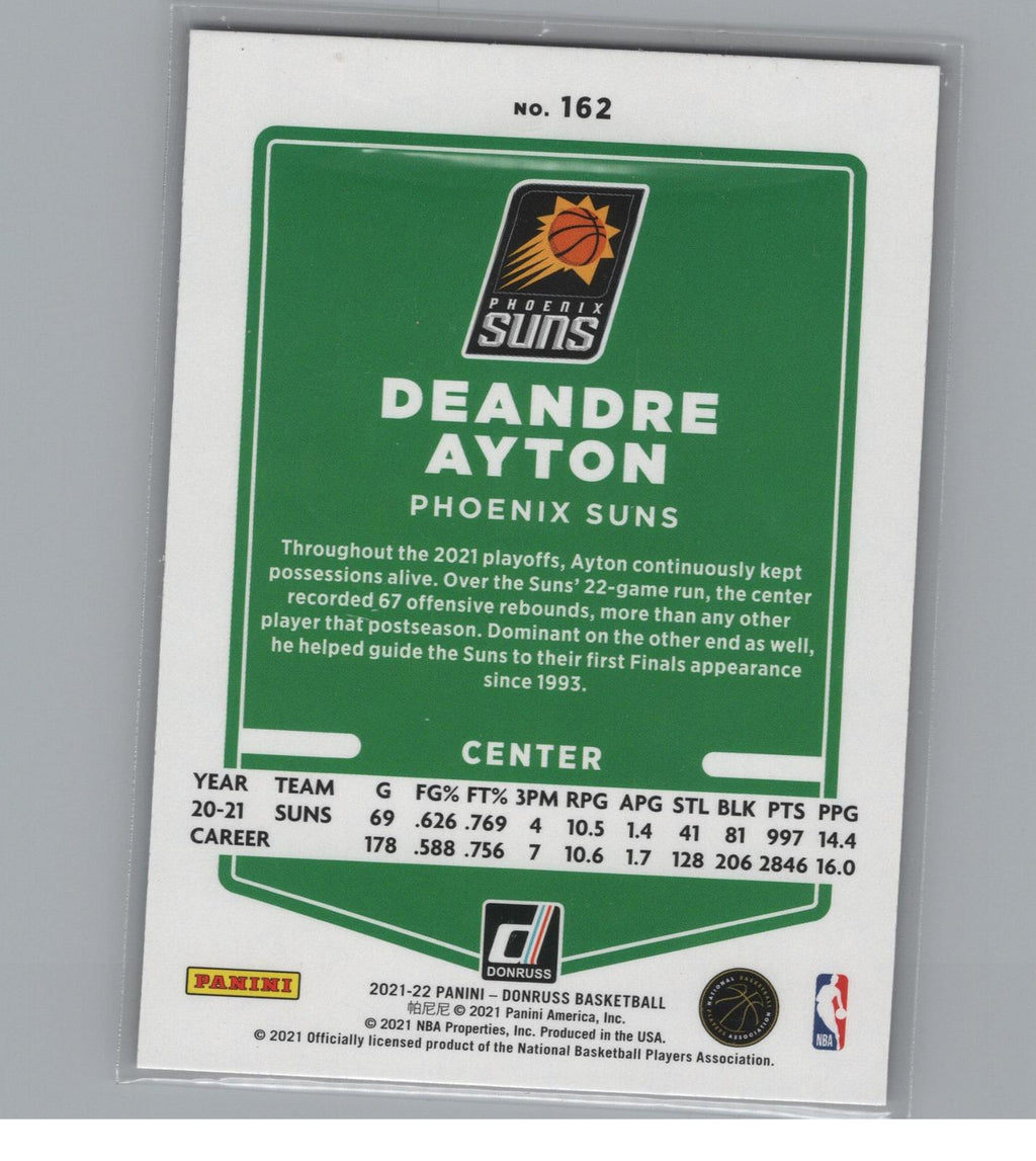 2021-22 Donruss #162 Deandre Ayton Holo Orange Laser