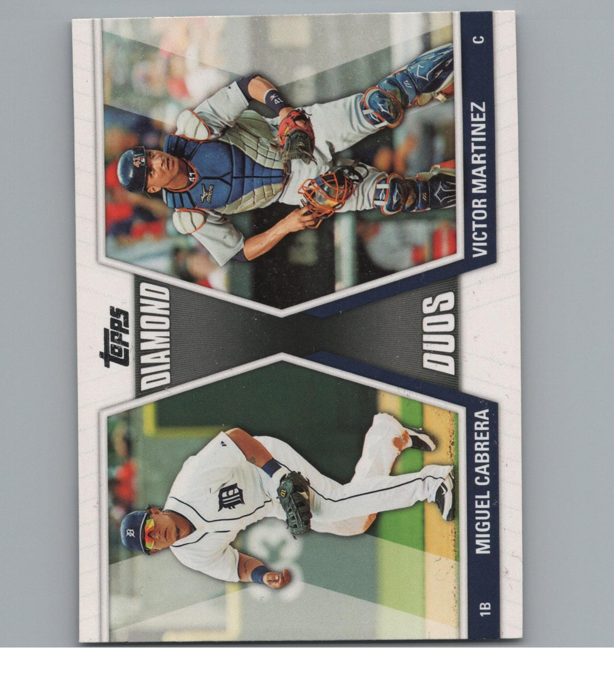 2011 Topps #DD-19 Miguel Cabrera / Victor Martinez Diamond Duos (Series Two)