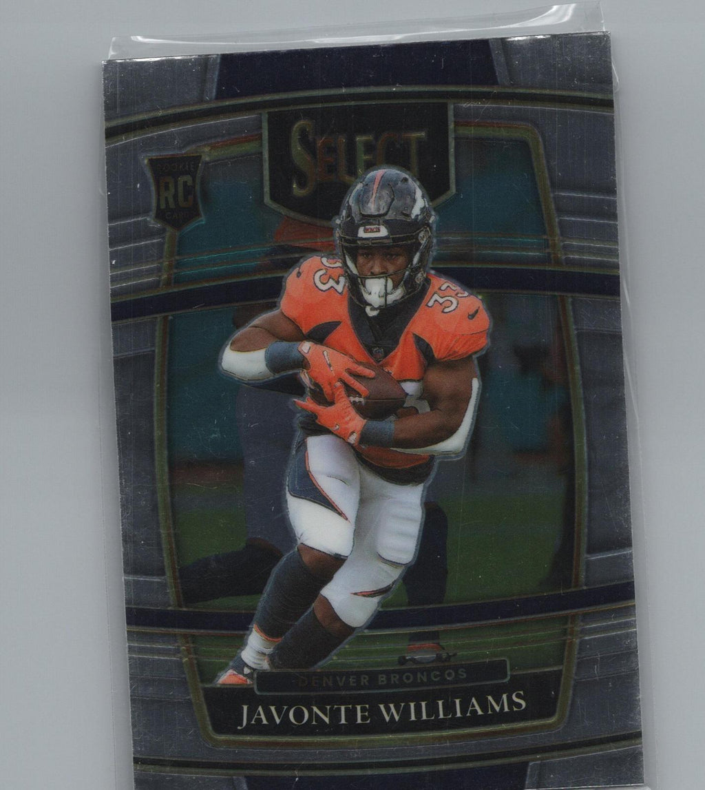 2021 Panini Select #57 Javonte Williams Silver Prizm
