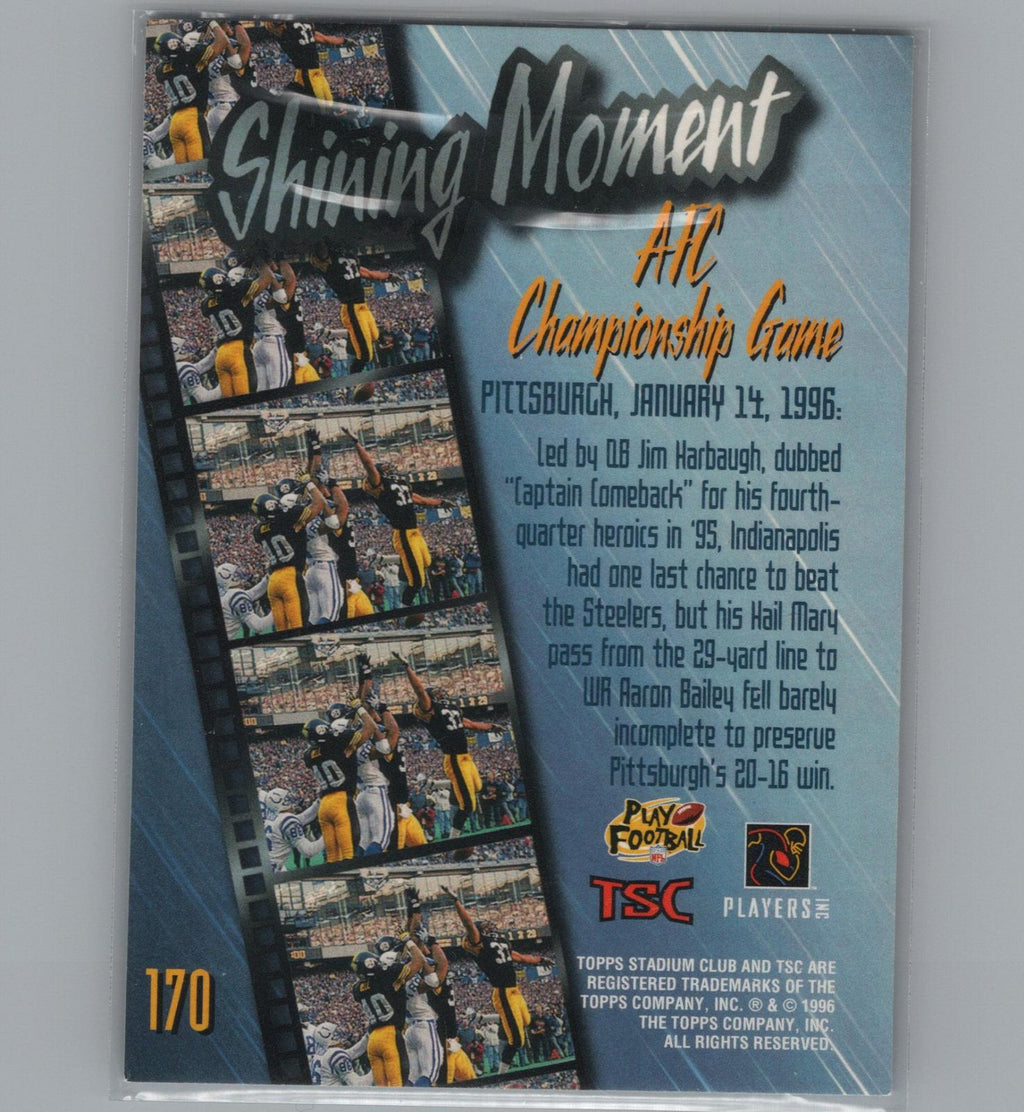 1996 Stadium Club #170 AFC Championship Game Members Only