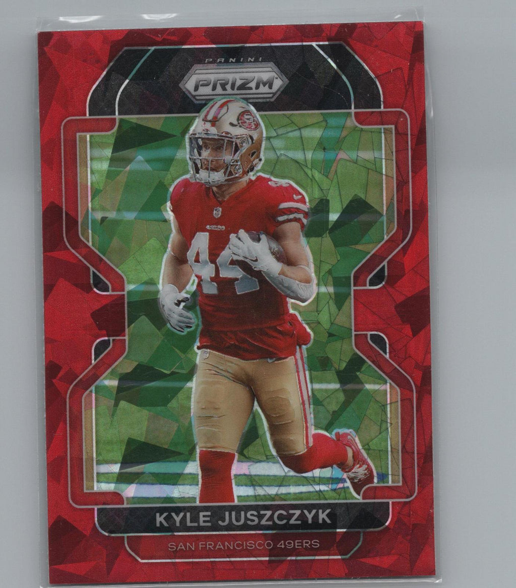2021 Panini Prizm #57 Kyle Juszczyk Red Ice