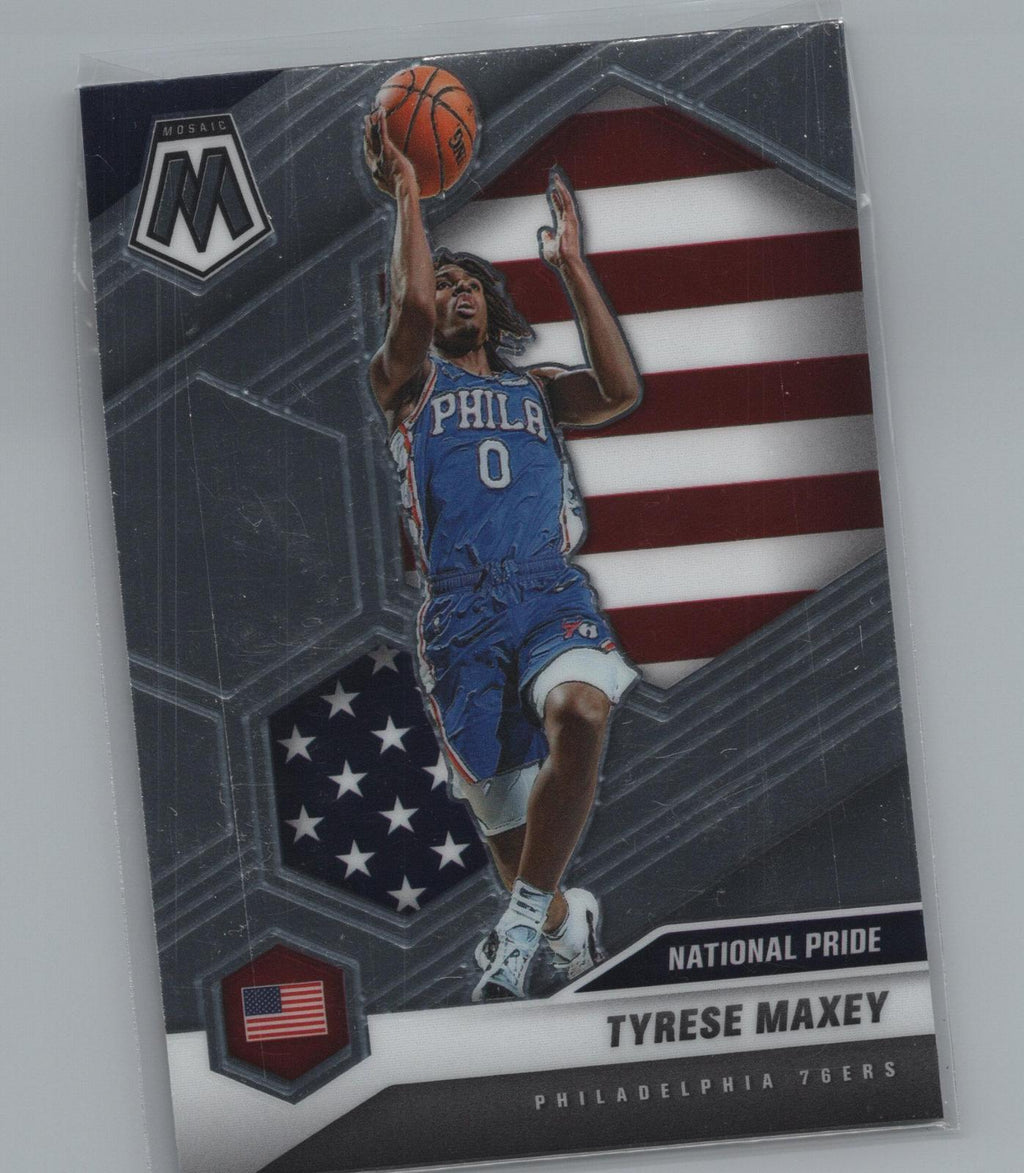 2020-21 Panini Mosaic #259 Tyrese Maxey