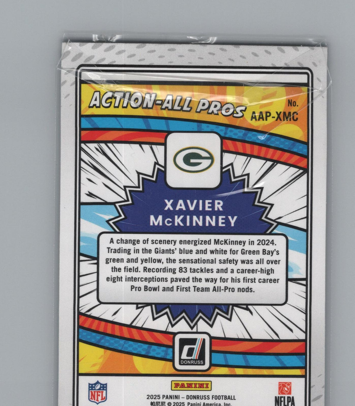 2025 Donruss #AAP-XMC Xavier McKinney Action-All Pros
