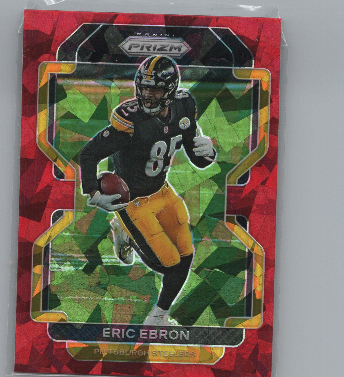 2021 Panini Prizm #252 Eric Ebron Red Ice