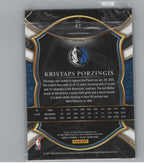2020-21 Panini Select #43 Kristaps Porzingis Red White Orange Flash
