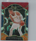 2020-21 Panini Select #43 Kristaps Porzingis Red White Orange Flash