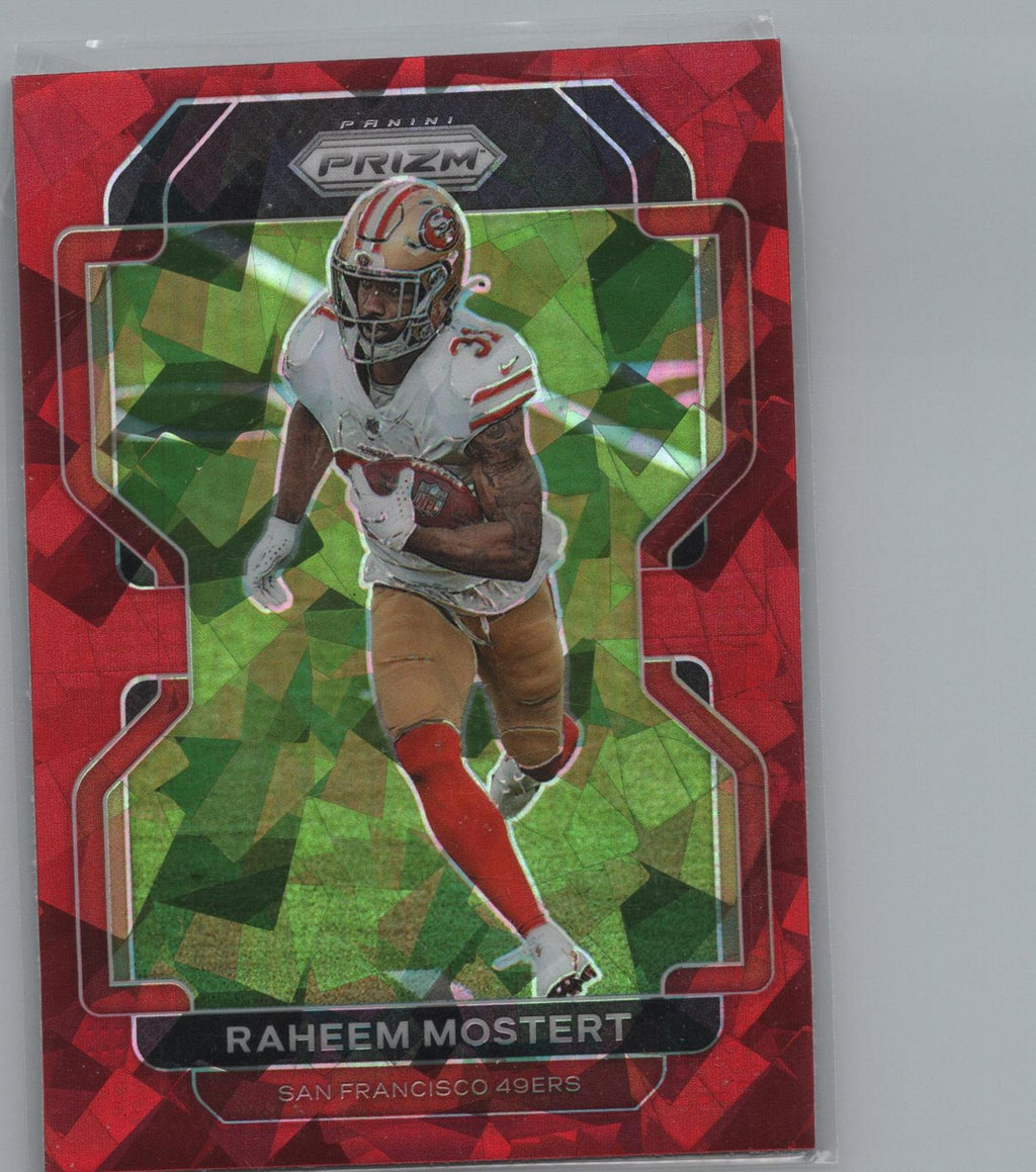 2021 Panini Prizm #56 Raheem Mostert Red Ice