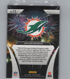 2021 Panini Prizm #F-5 Jaylen Waddle Fireworks