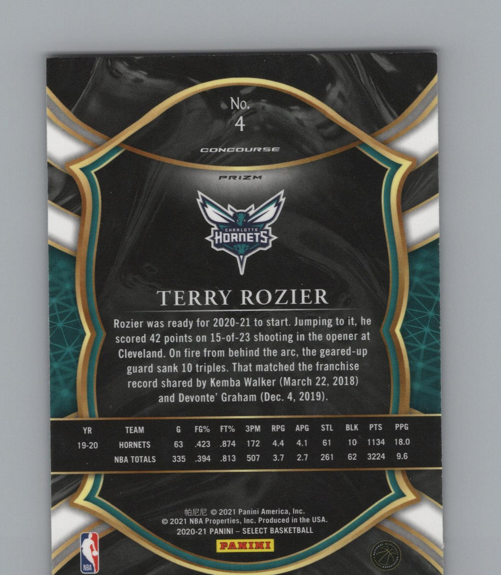 2020-21 Panini Select #4 Terry Rozier Red White Orange Flash