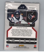 2021 Panini Prizm #32 Brandin Cooks Red Ice