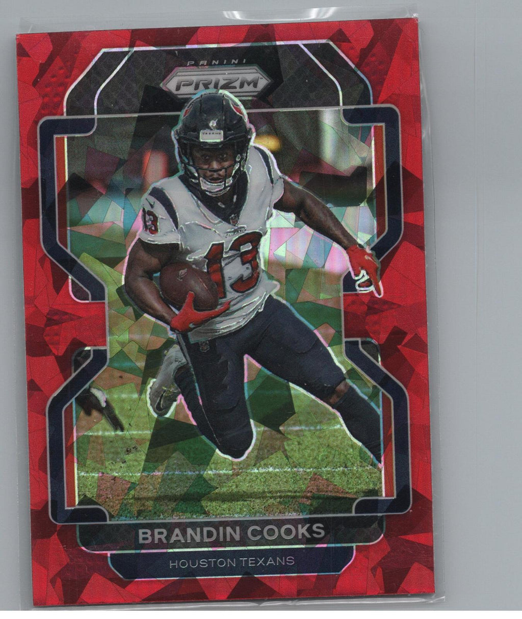 2021 Panini Prizm #32 Brandin Cooks Red Ice